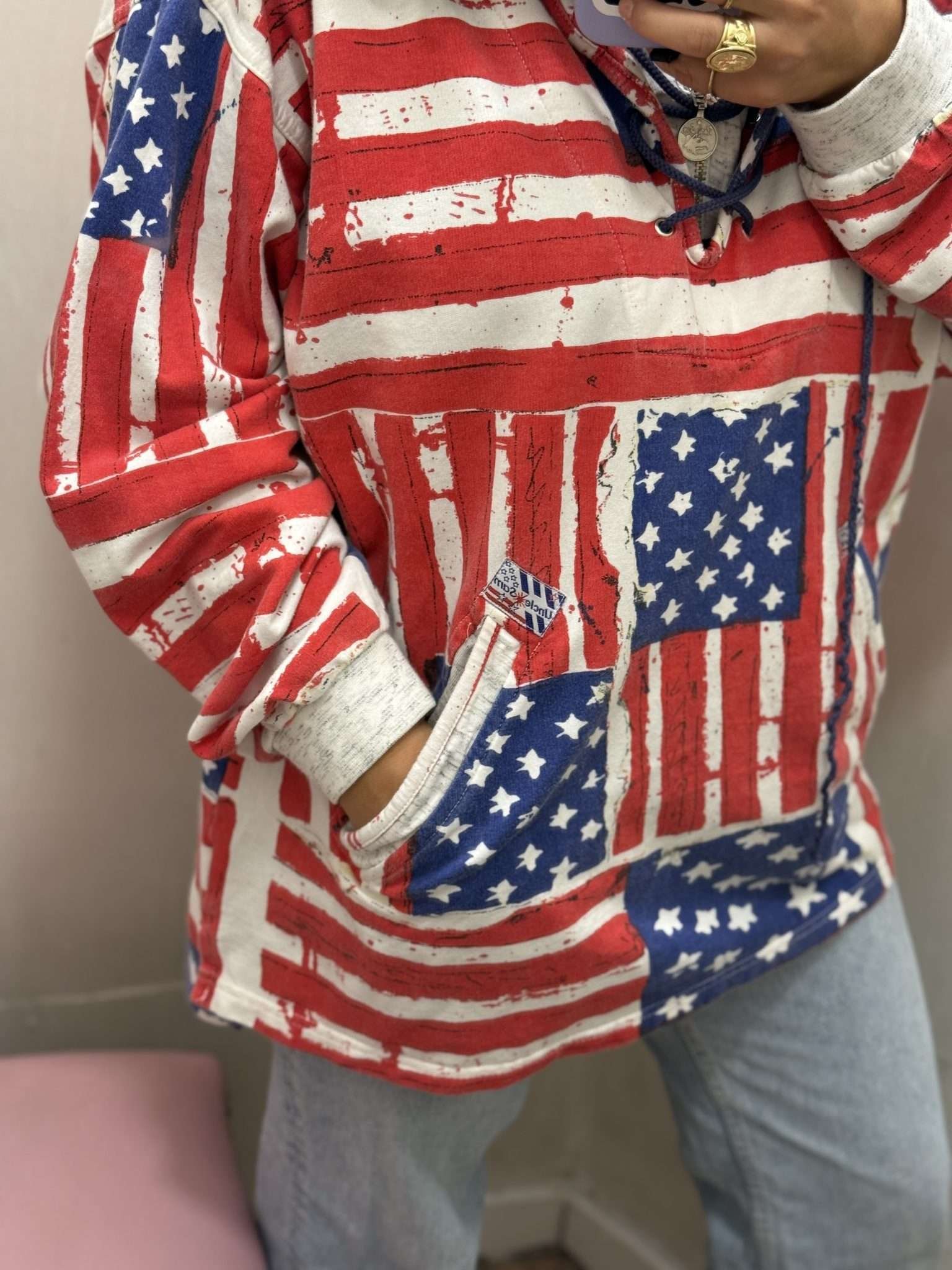 Felpa bandiera americana