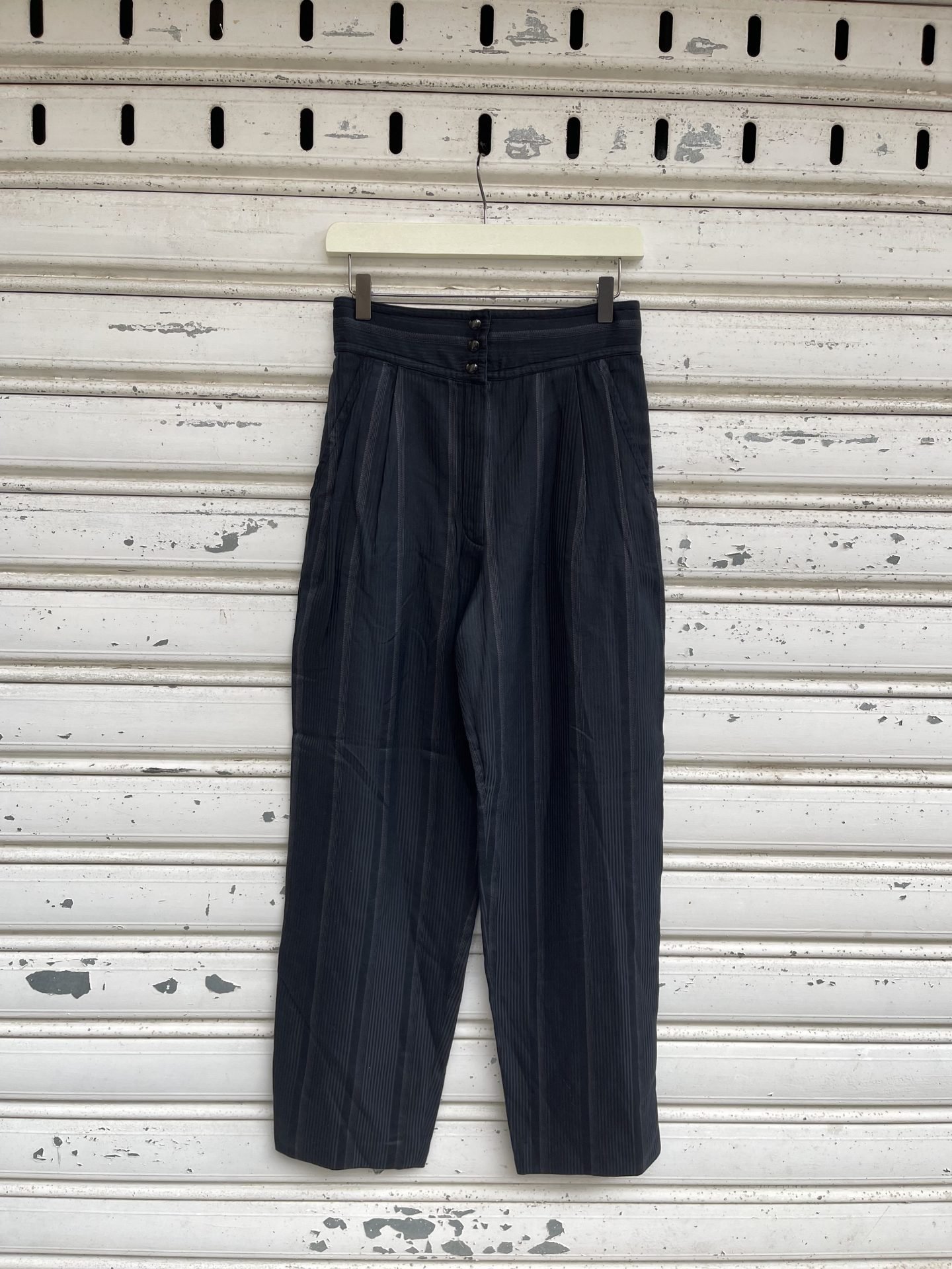 IMG_4845 Pantalone gessato vita alta