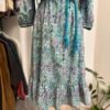 Vestito floreale azzurro