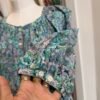 Vestito floreale azzurro