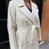 Cappotto bianco sartoriale
