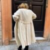 Cappotto bianco sartoriale