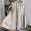 Vestito beige lino