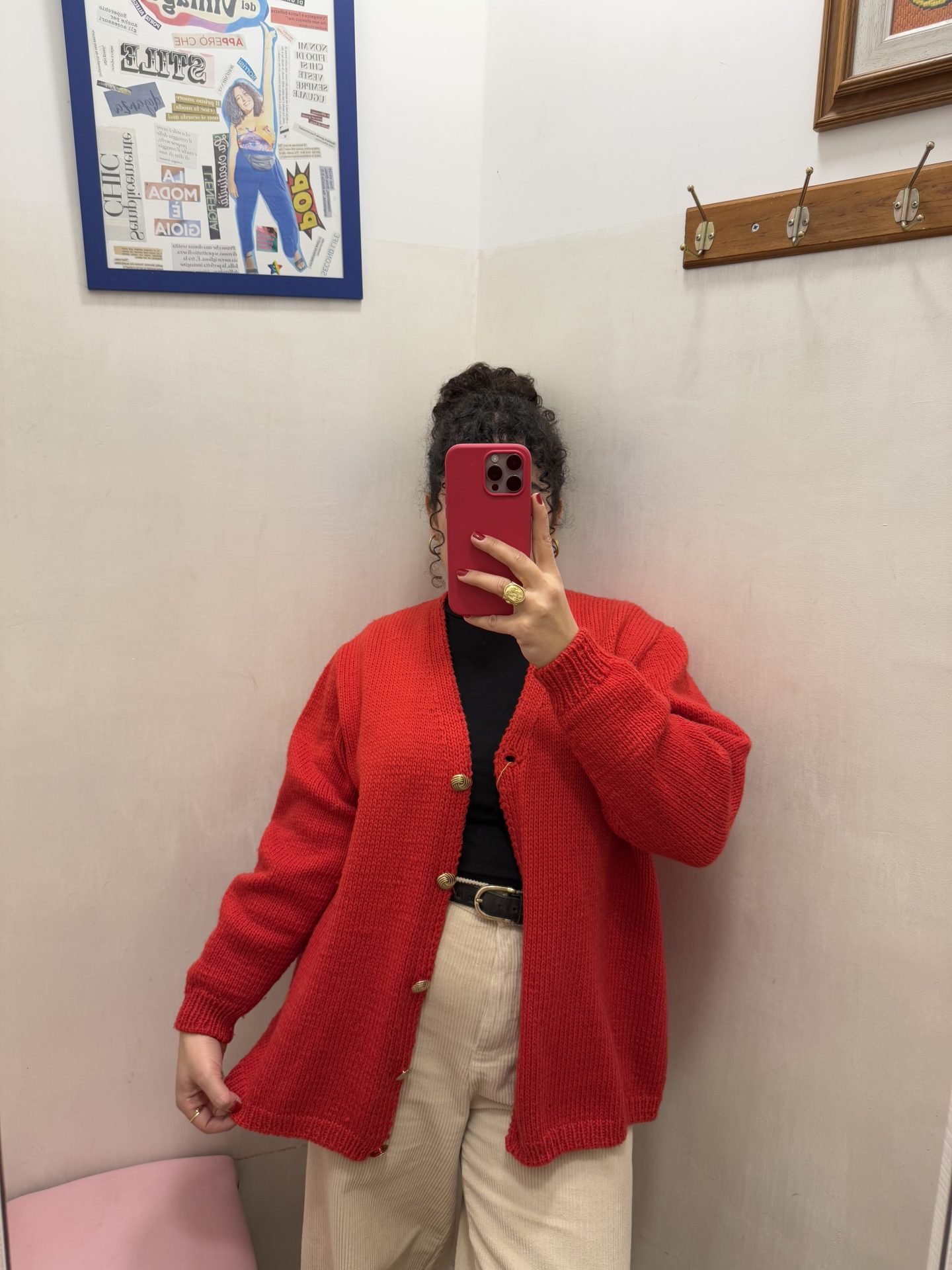 IMG_5223 Cardigan rosso