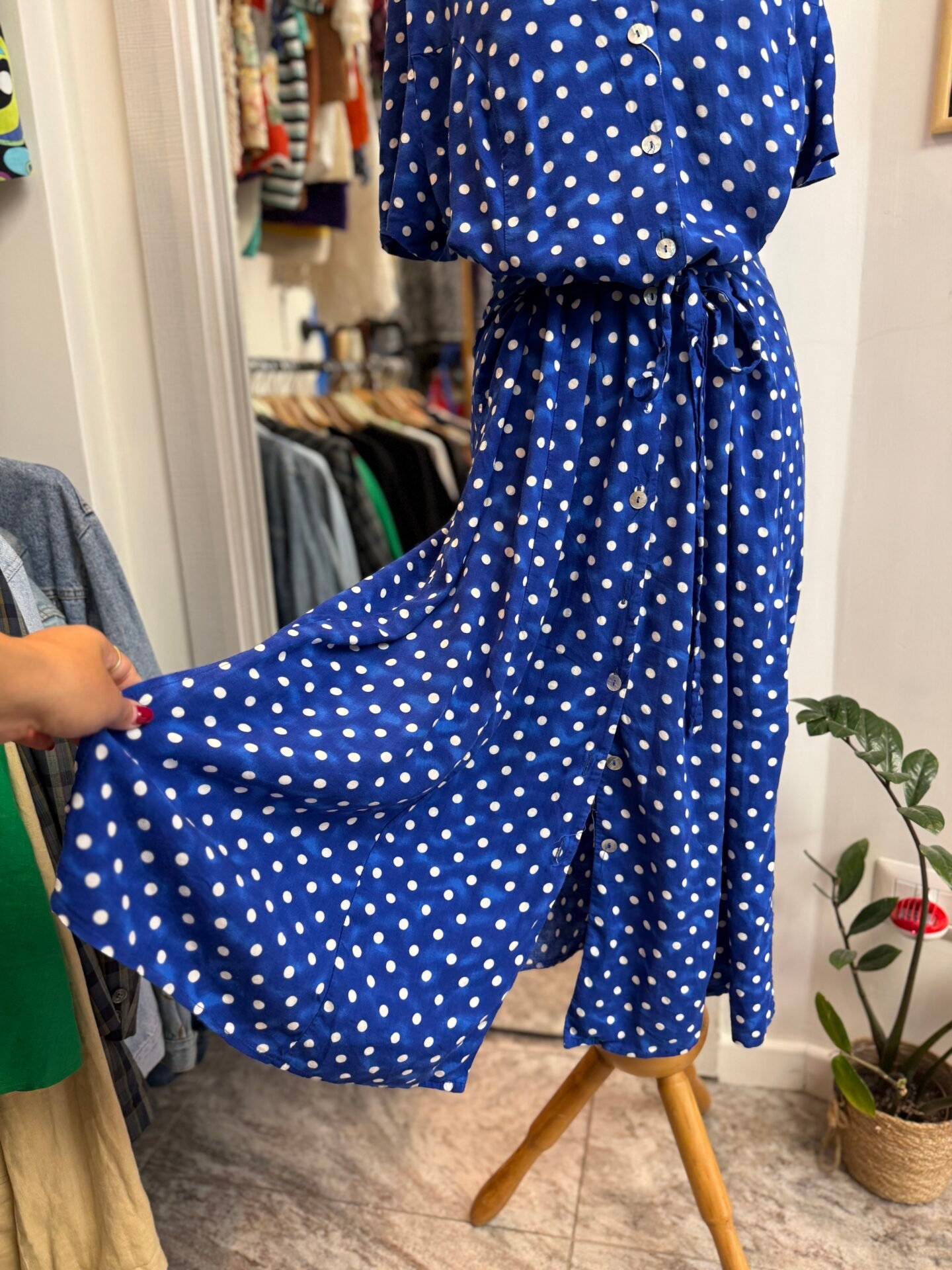 IMG_5223 Vestito blu a pois