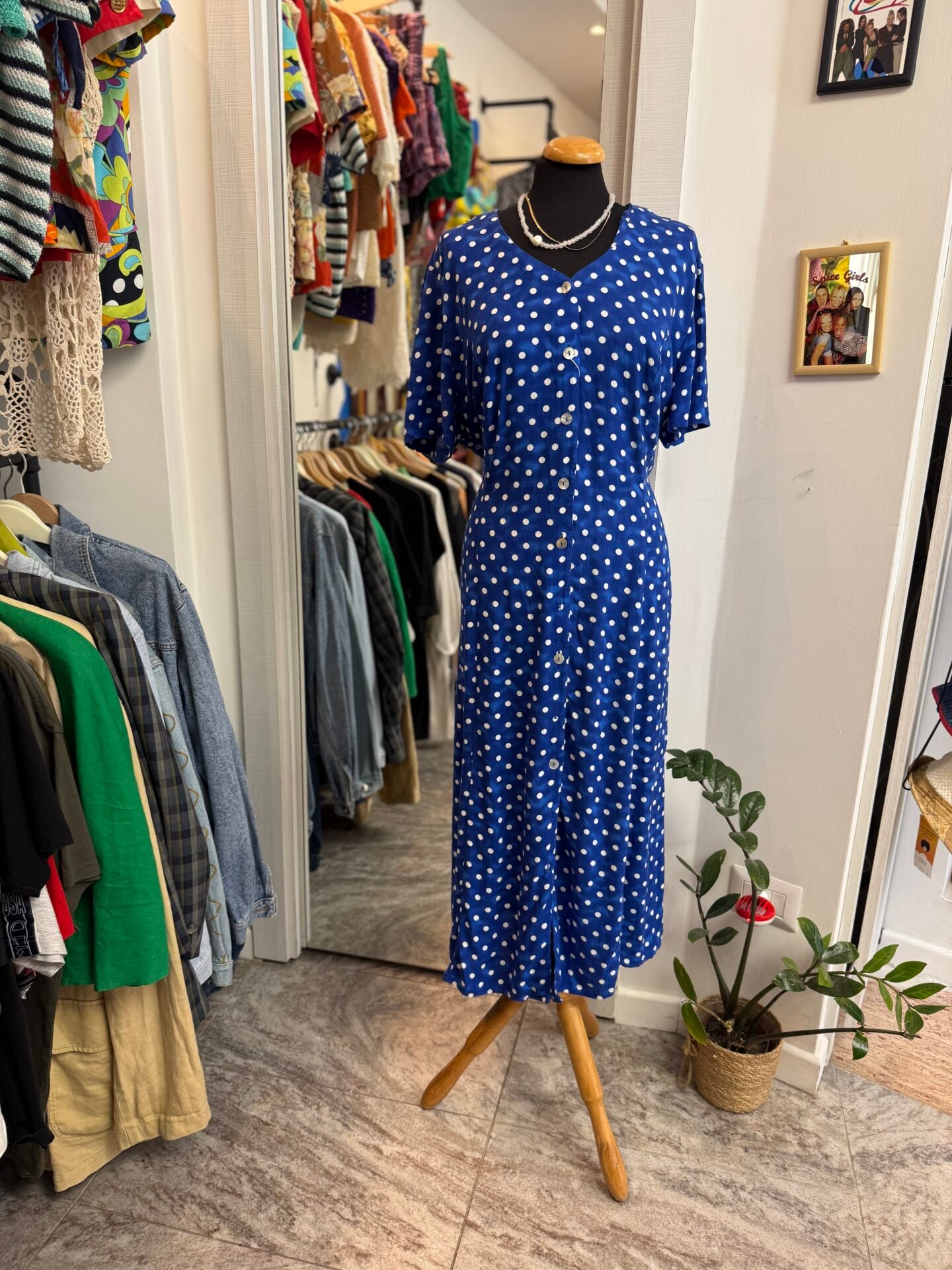IMG_5226 Vestito blu a pois