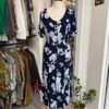 Vestito floreale blu/celeste