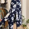 Vestito floreale blu/celeste