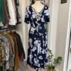Vestito floreale blu/celeste