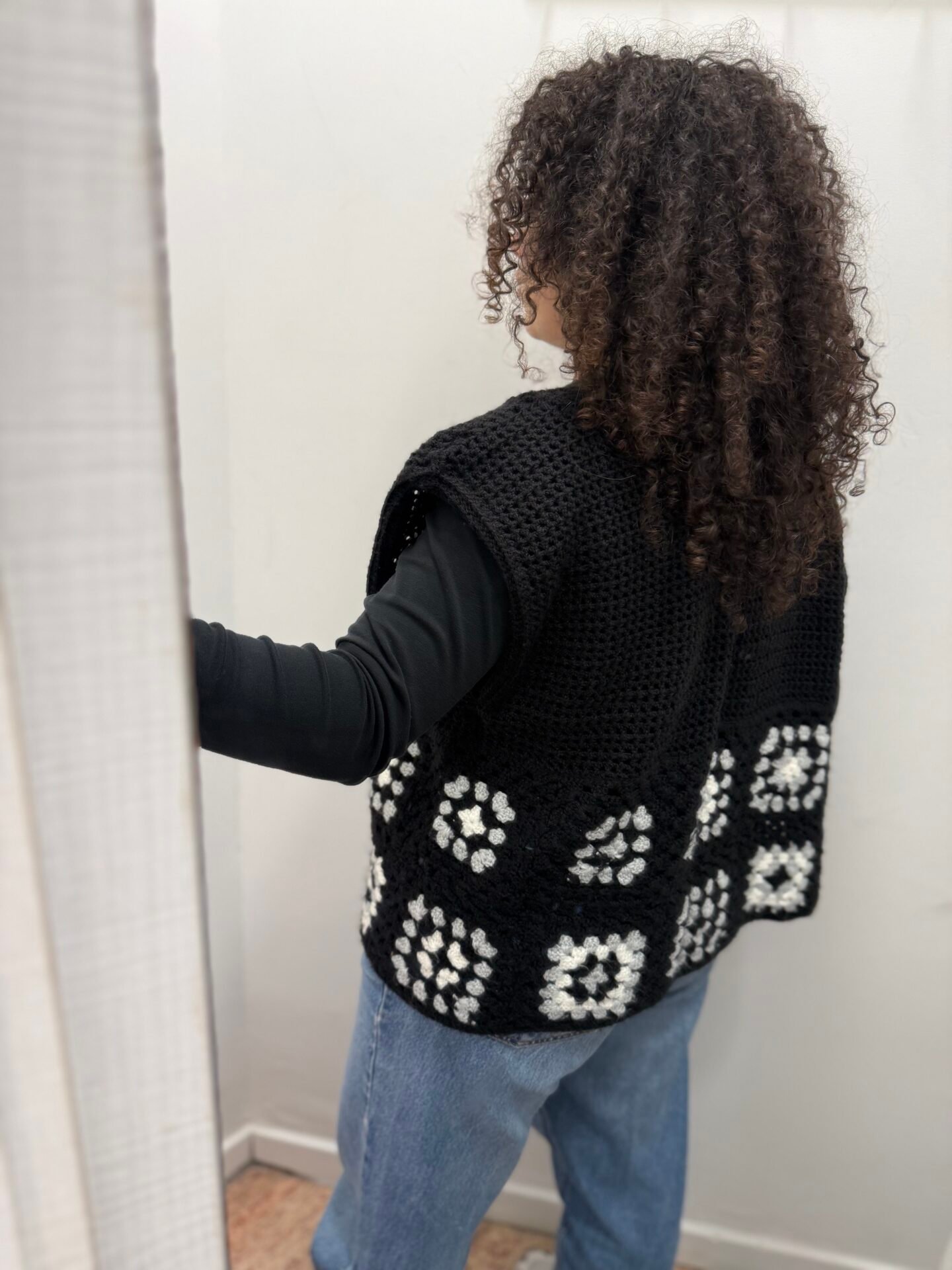 Gilet granny fatto a mano