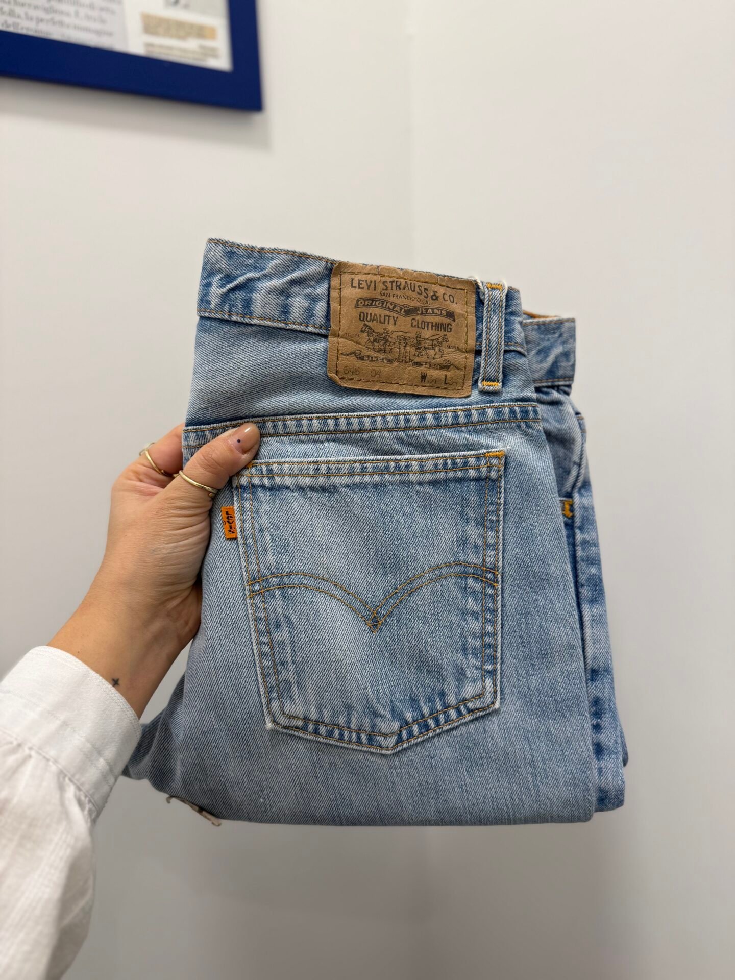 Jeans Levi’s 646 a zampa tg 42/44