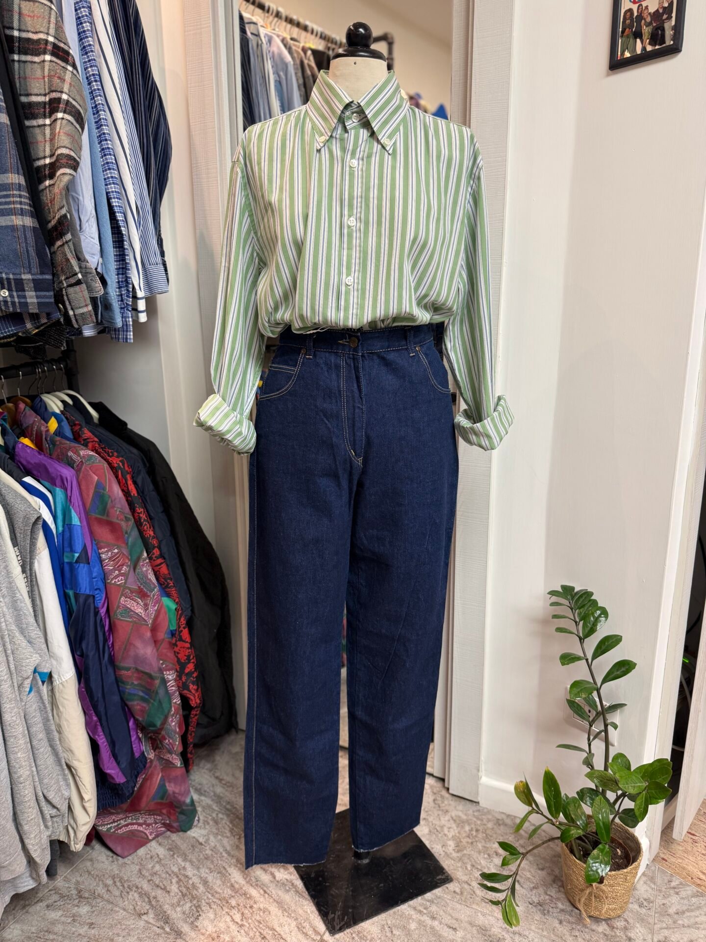 IMG_5526 Jeans vintage blu tg.XS