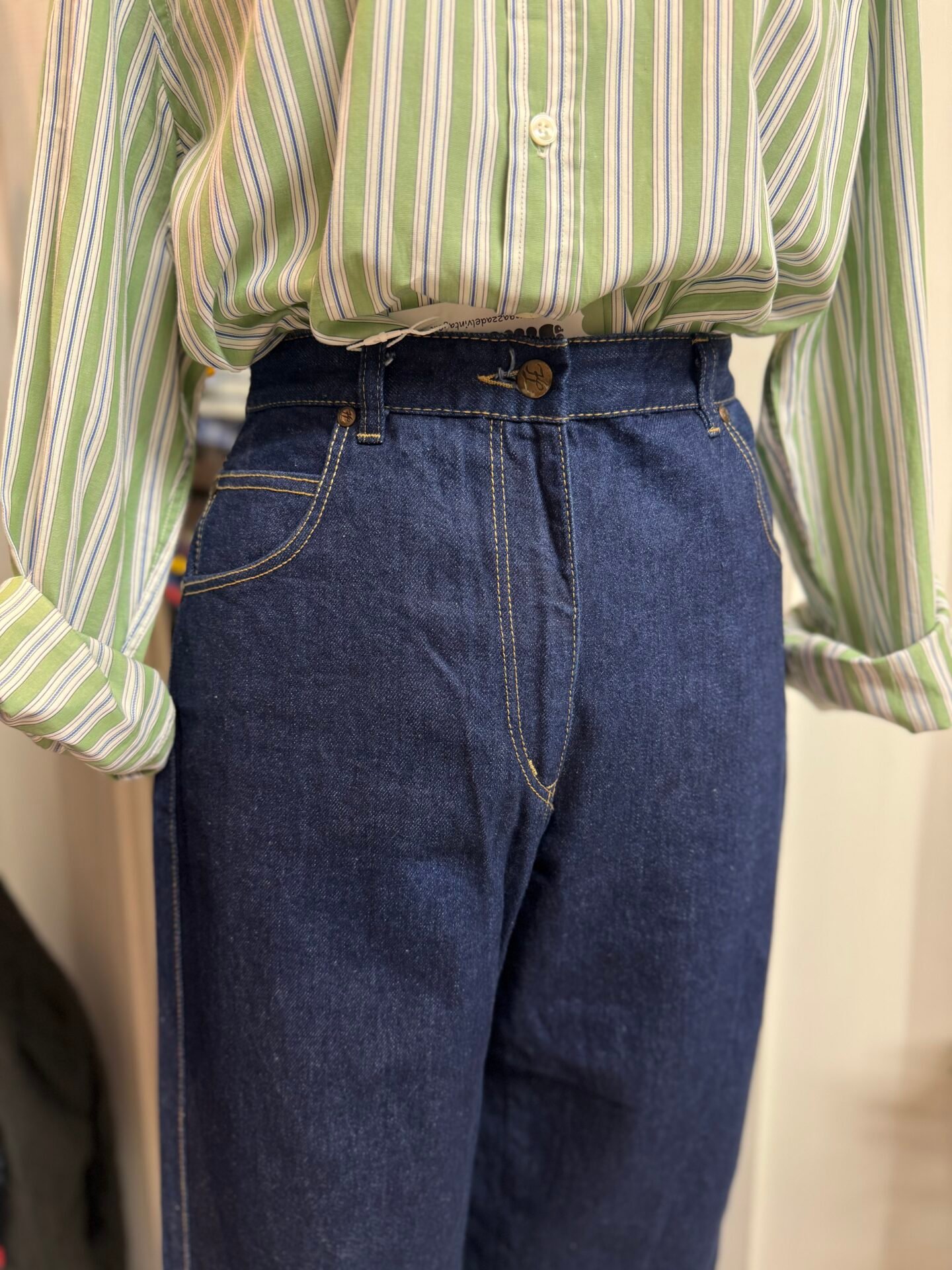 IMG_5528 Jeans vintage blu tg.XS