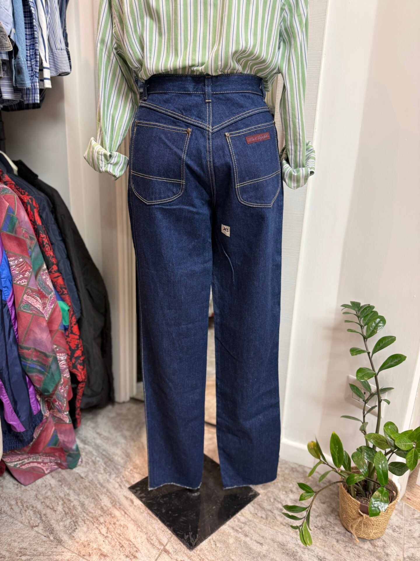 IMG_5529 Jeans vintage blu tg.XS