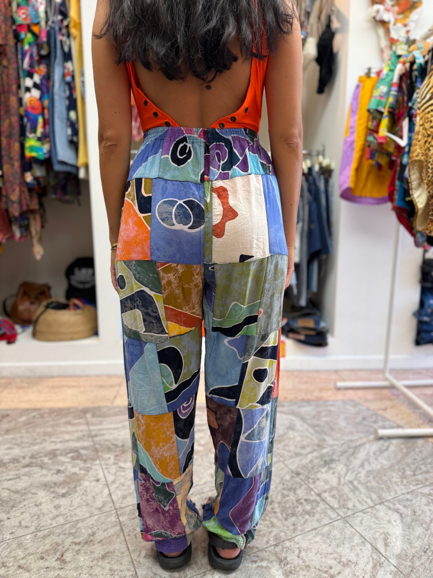 Pantalone patchwork