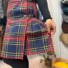 Kilt blu e rosso