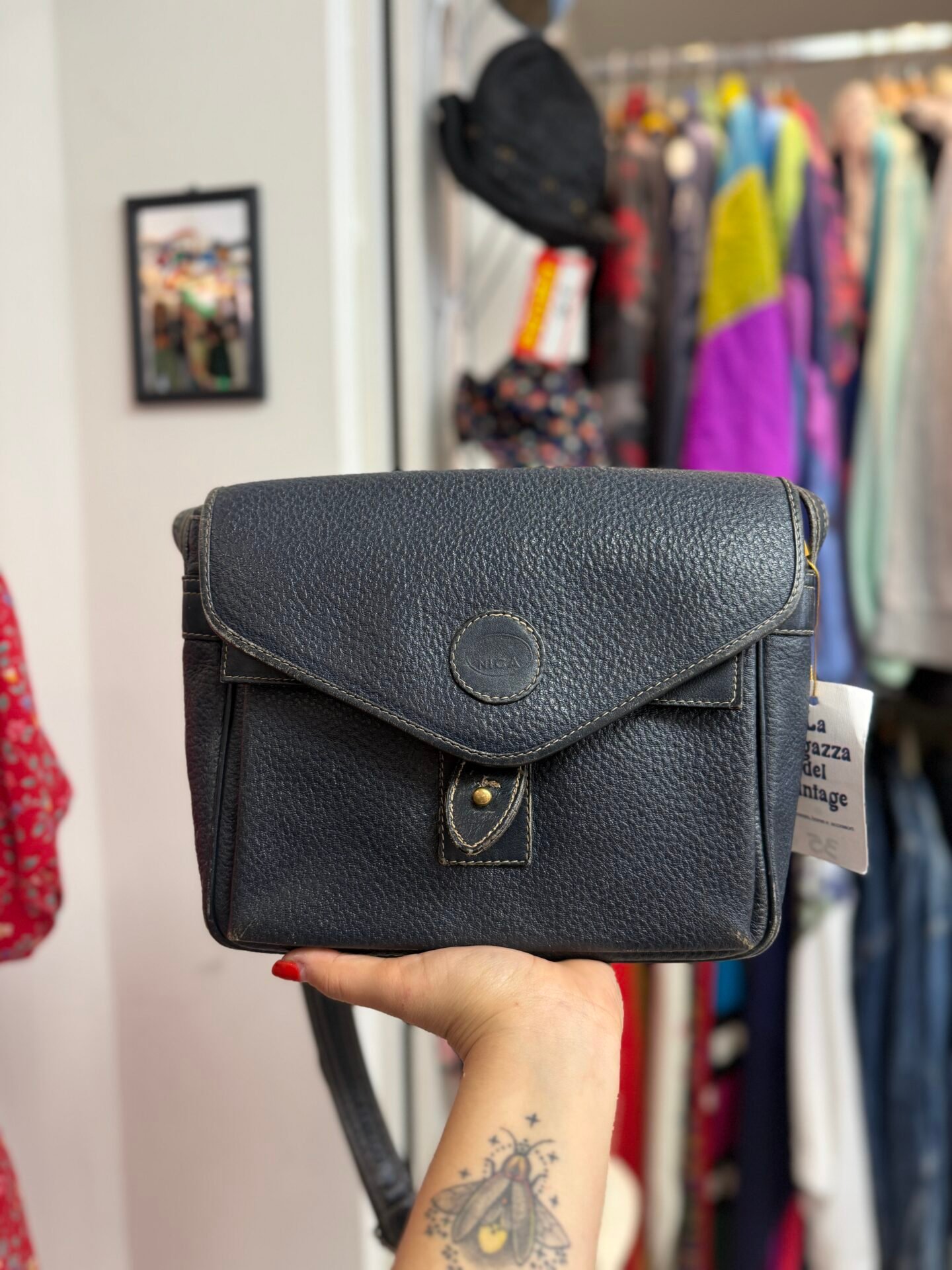 Borsa blu notte