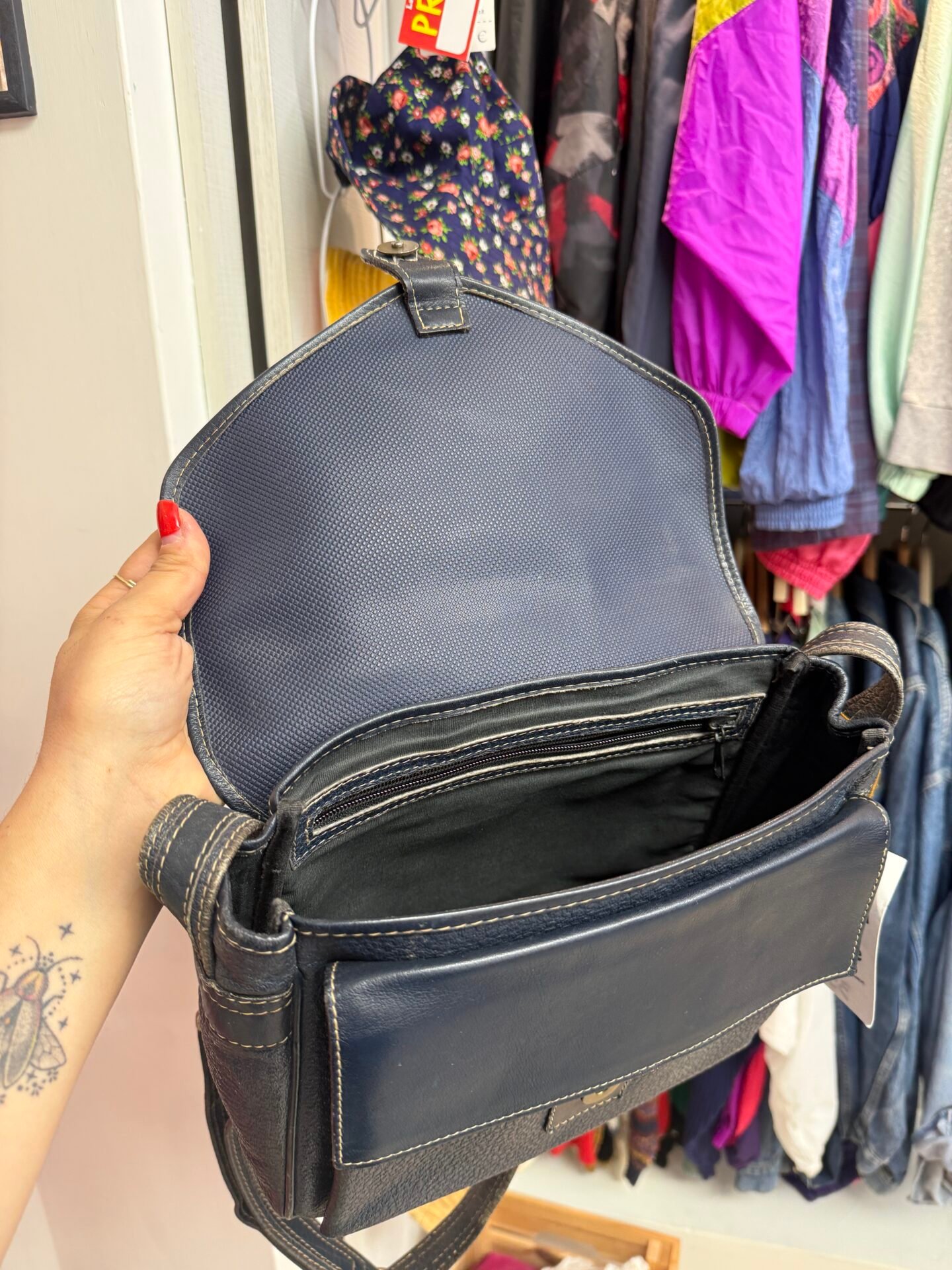 Borsa blu notte