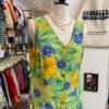 Vestito verde floreale