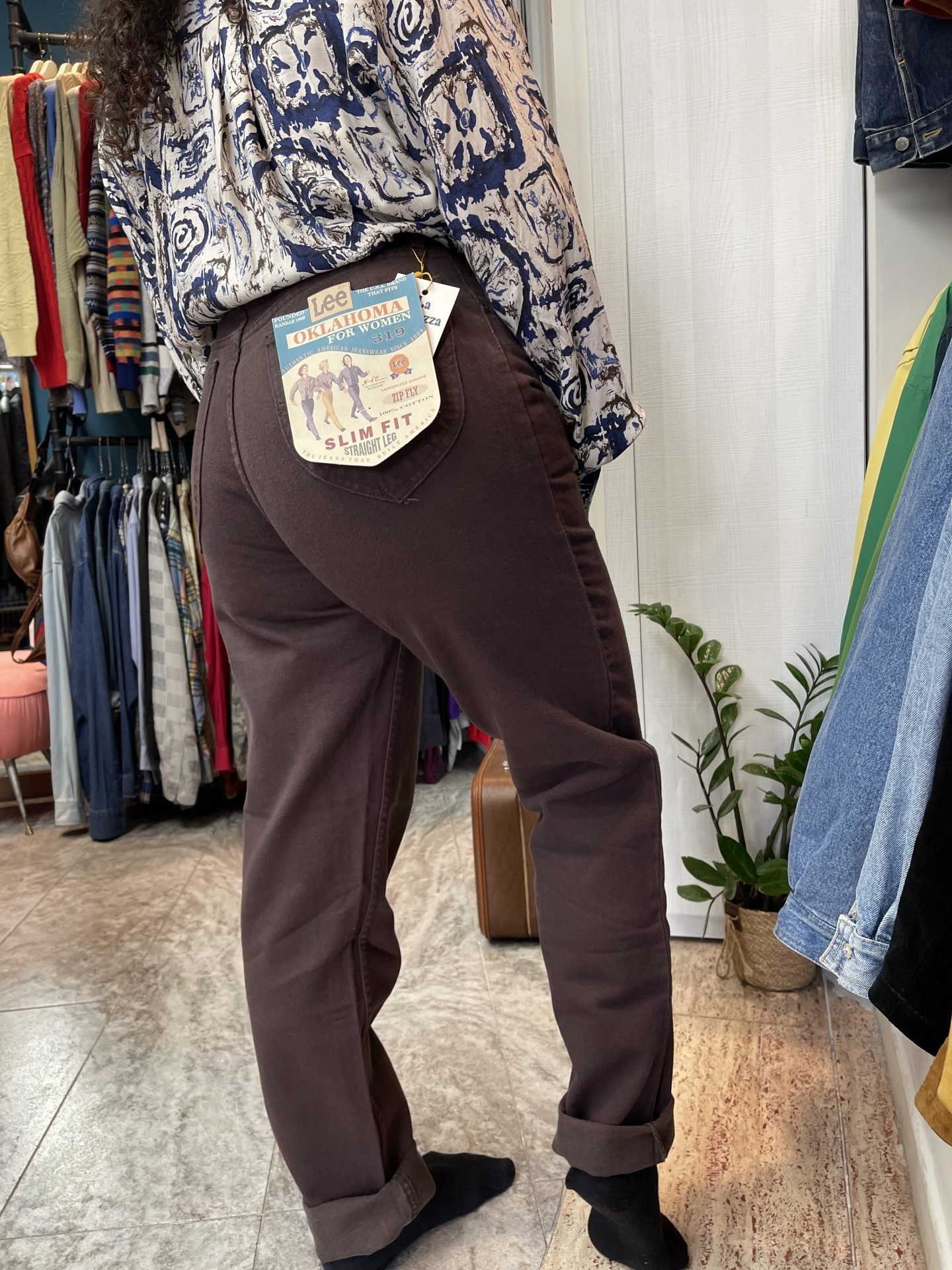 IMG_6335 Jeans Lee slim fit marrone