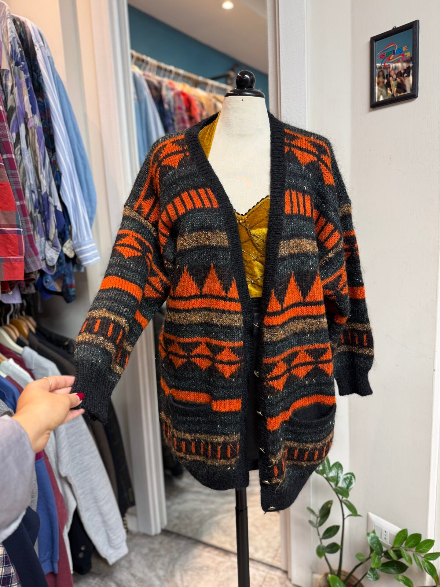 Maxi cardigan fantasia