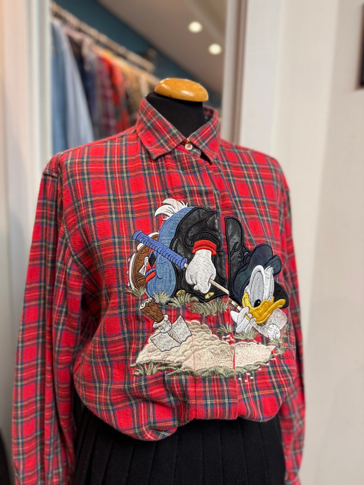 Camicia paperino tartan