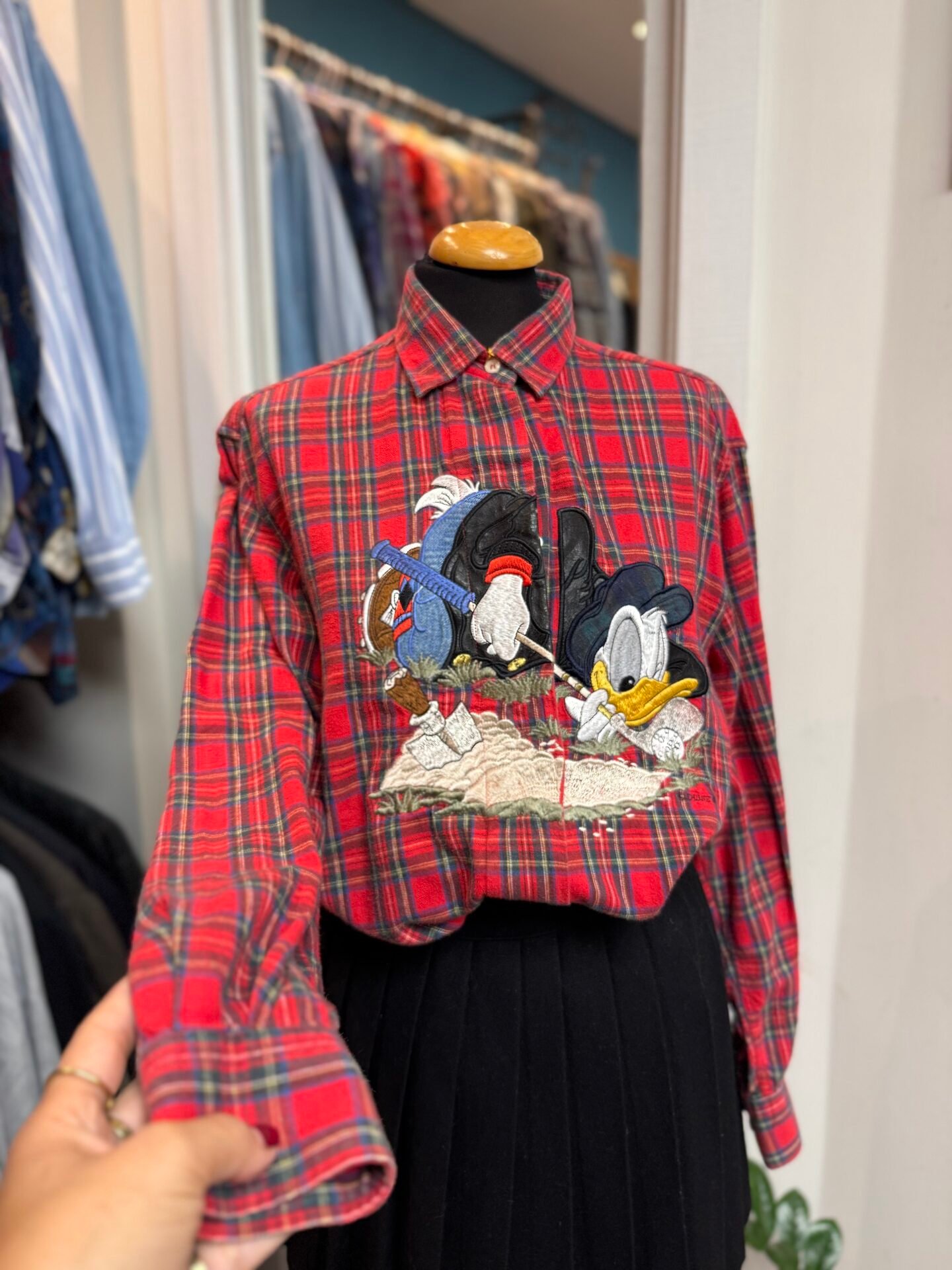 Camicia paperino tartan