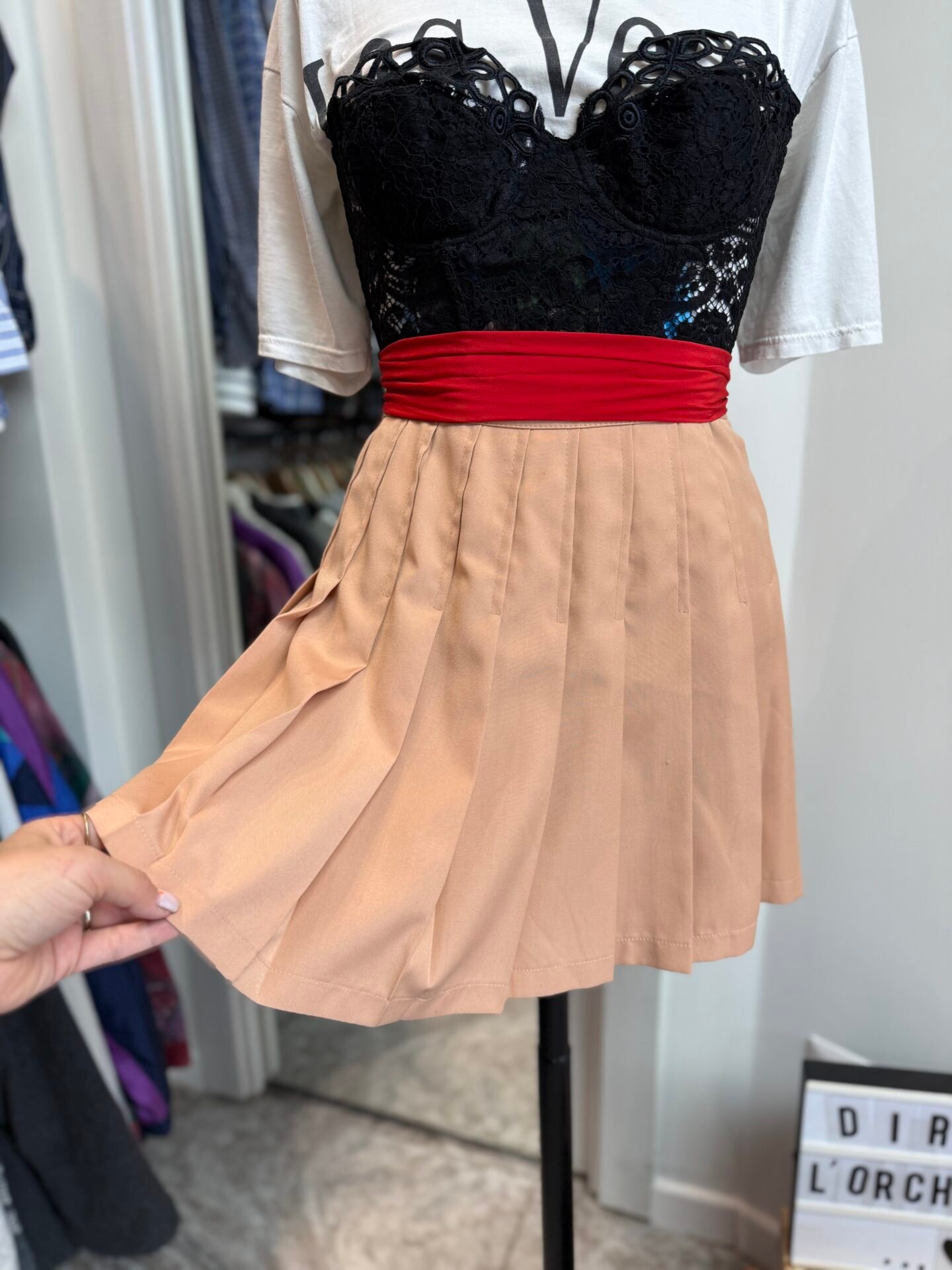 Gonna portafoglio rosa