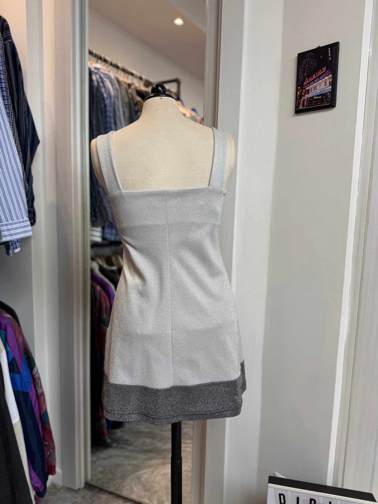 Vestito grigio glitterato Levante