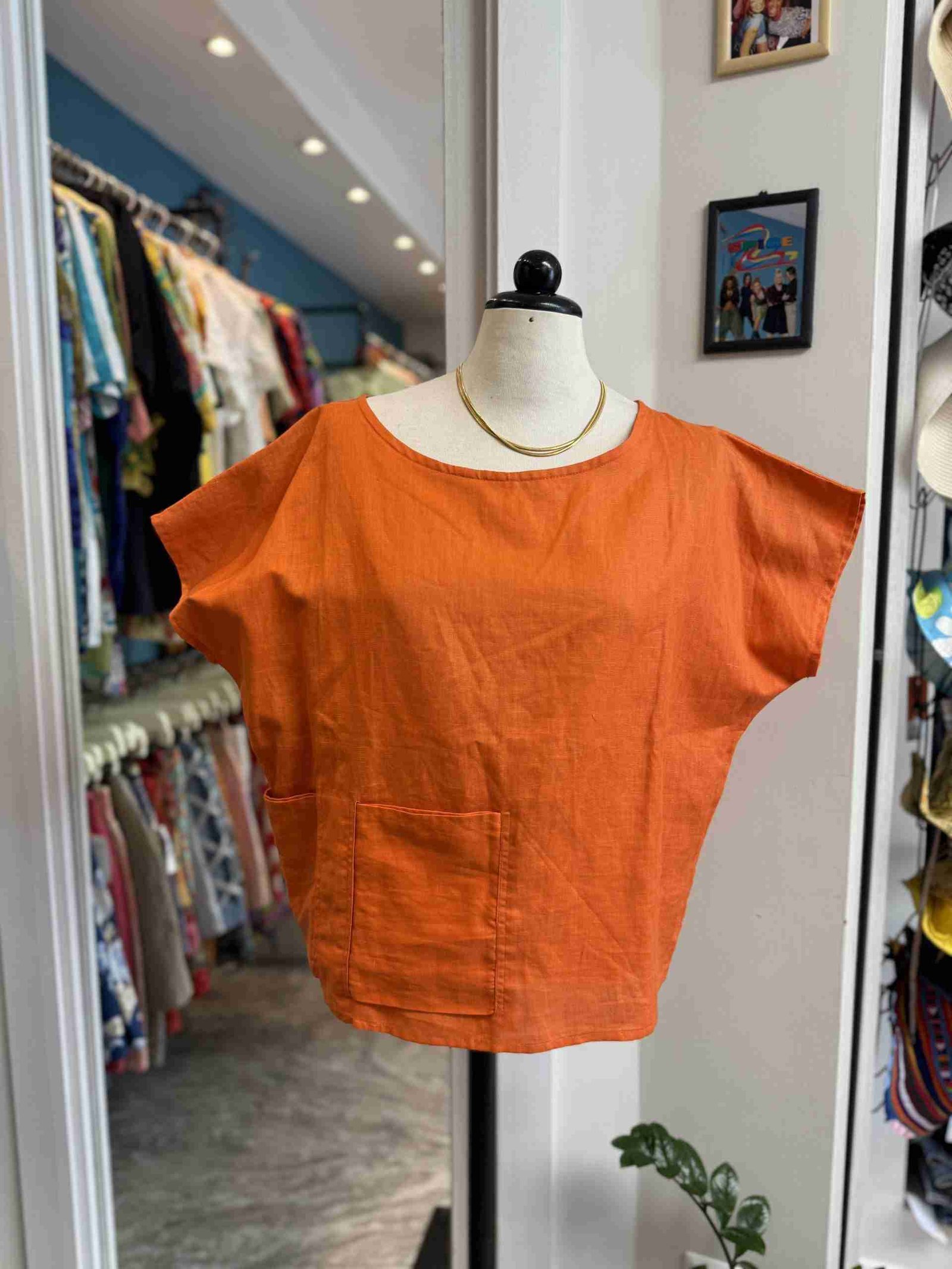 IMG_7325 Blusa Lino arancione
