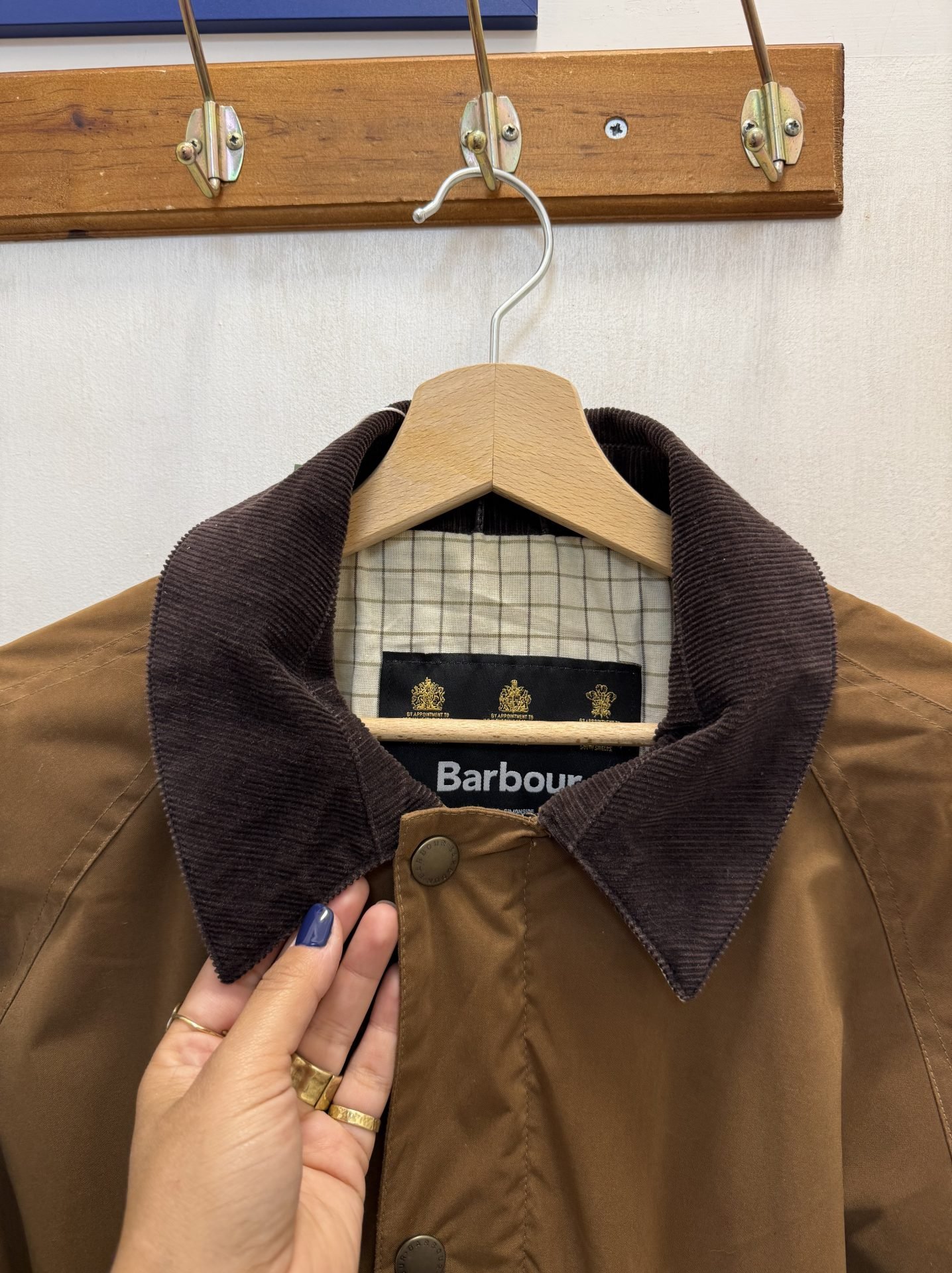 Barbour marrone Beuchamp travel