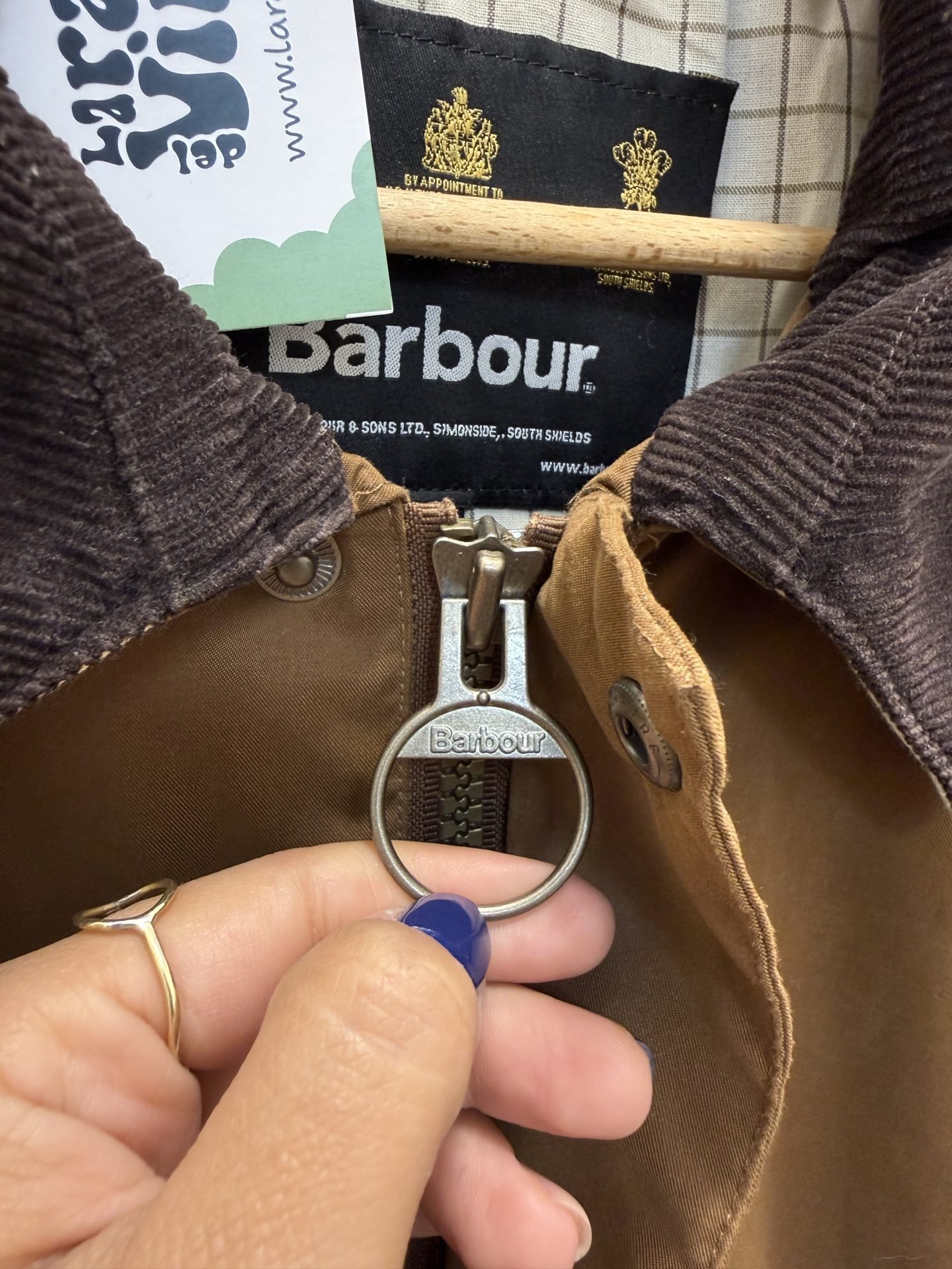 Barbour marrone Beuchamp travel