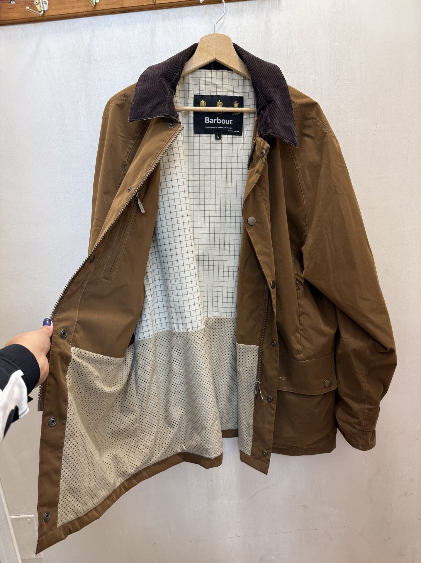 Barbour marrone Beuchamp travel