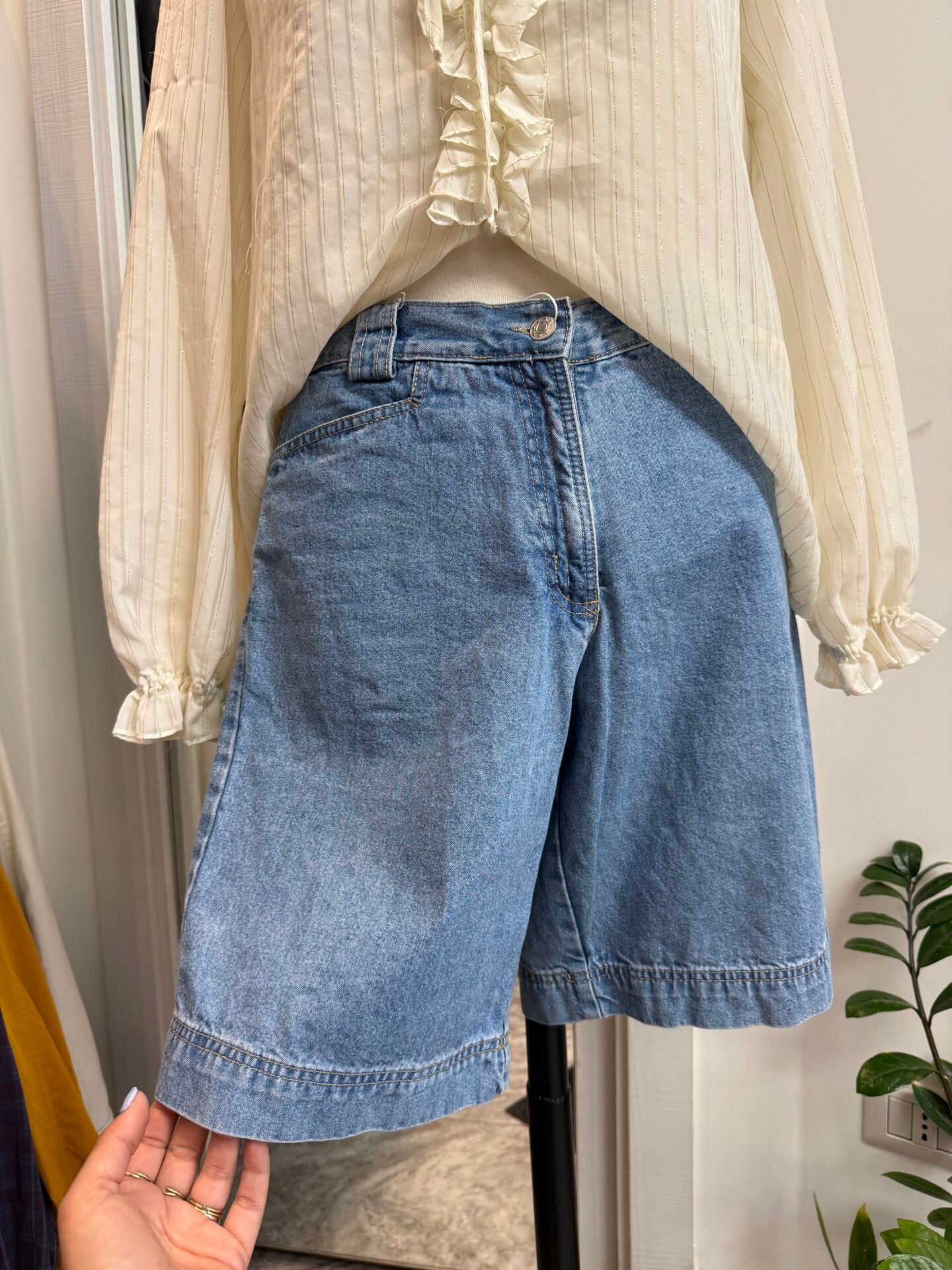 Bermuda di jeans