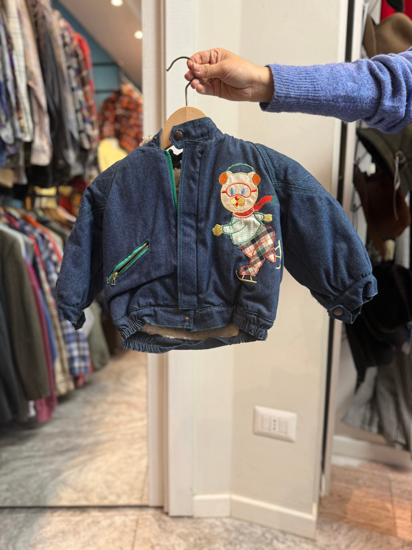 Giubbino sherpa 1 anno