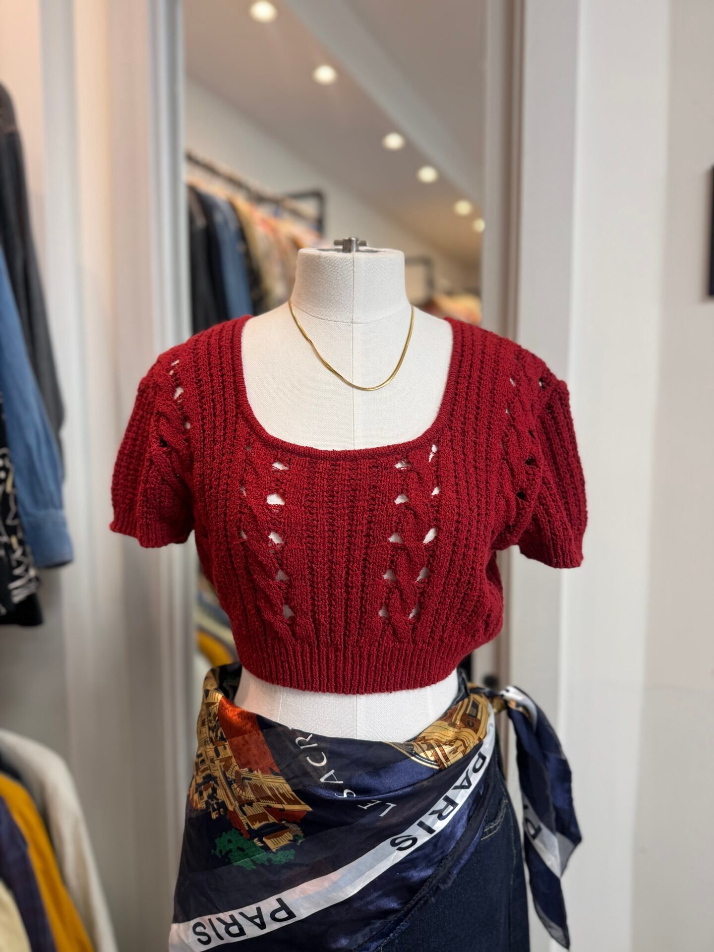 Top rosso Pinko