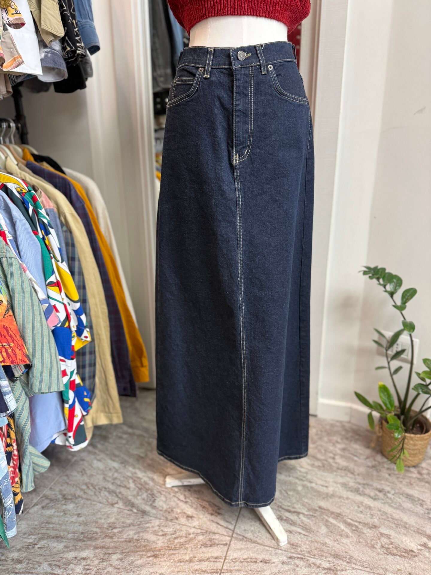 Gonna lunga jeans