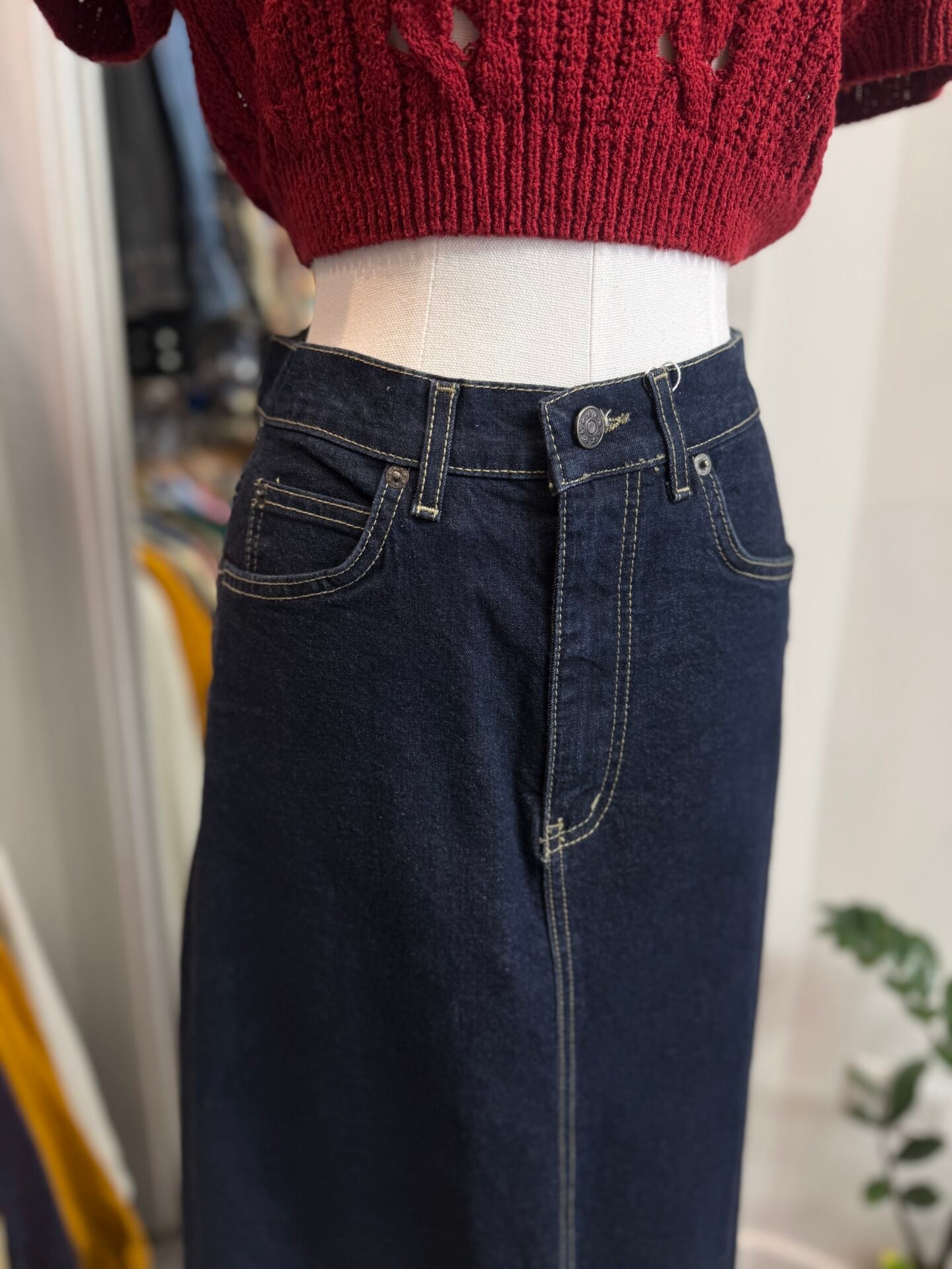 Gonna lunga jeans