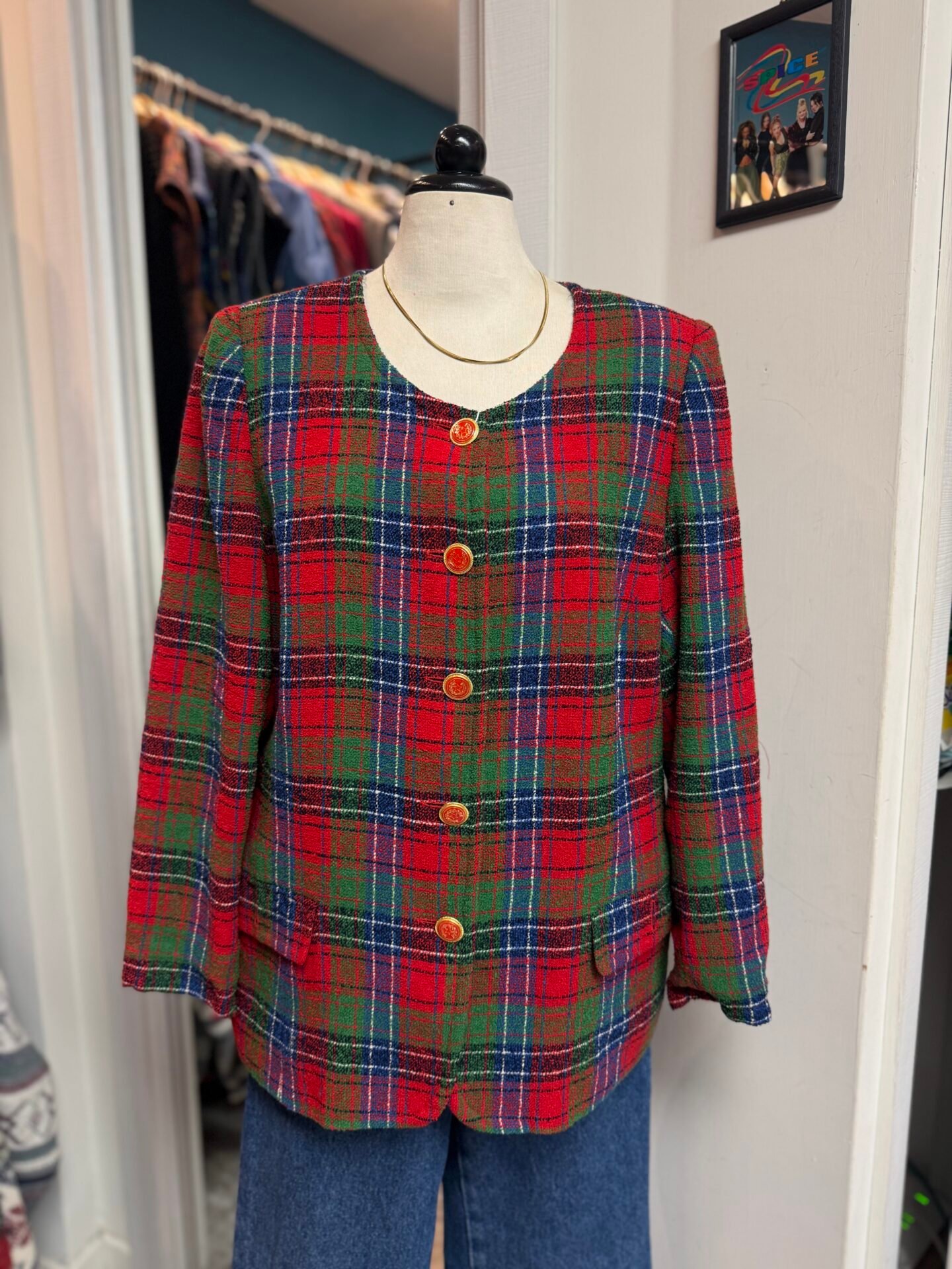 Giacca Tartan