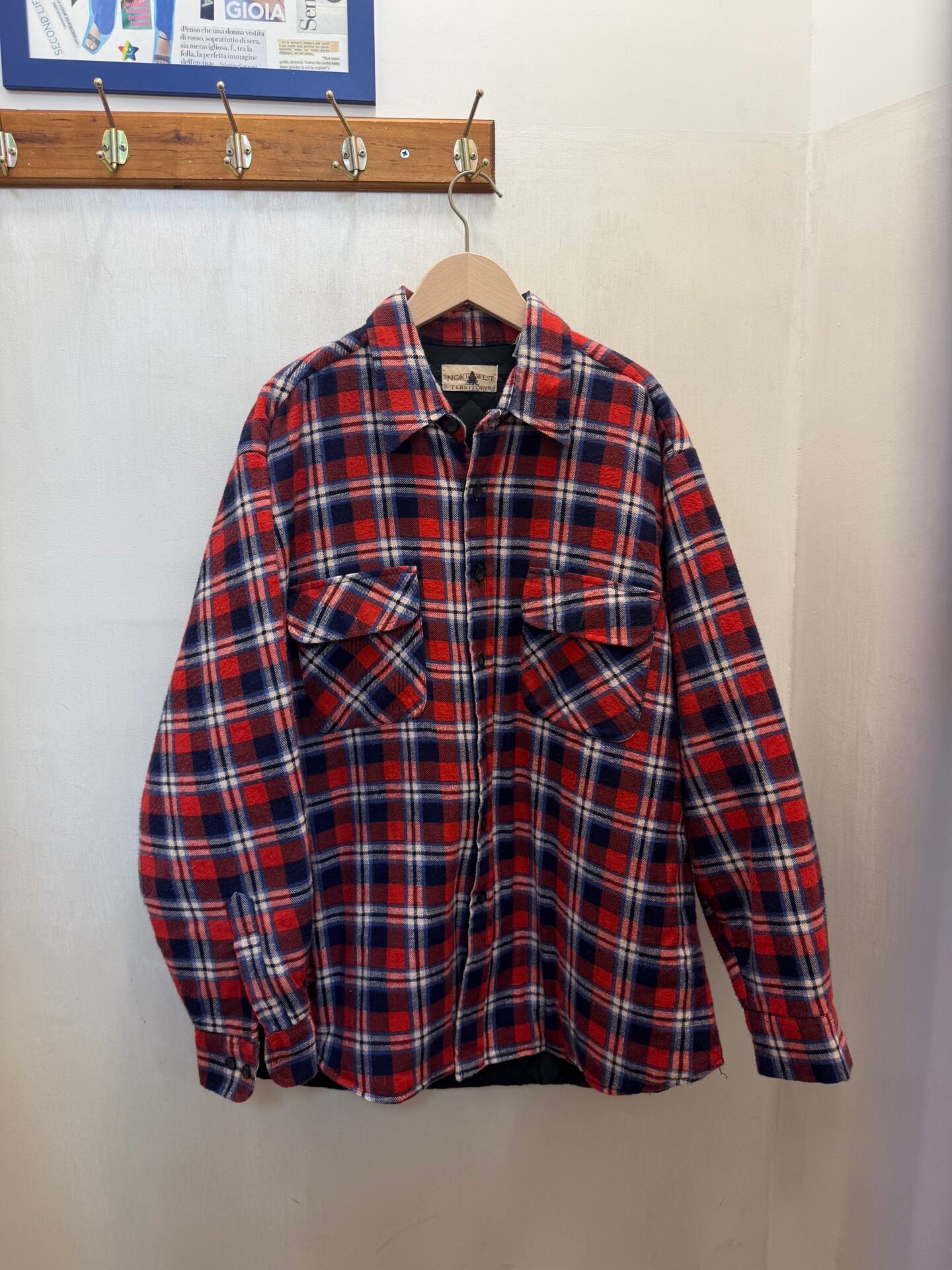 Camicia tartan imbottita