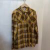 Camicia tartan gialla S
