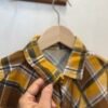 Camicia tartan gialla S