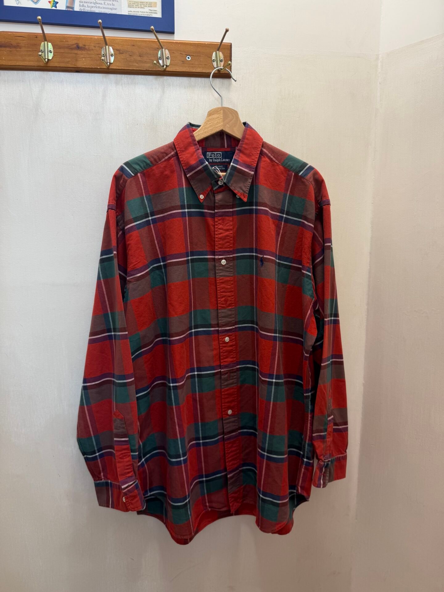 Camicia tartan Ralph Lauren XL
