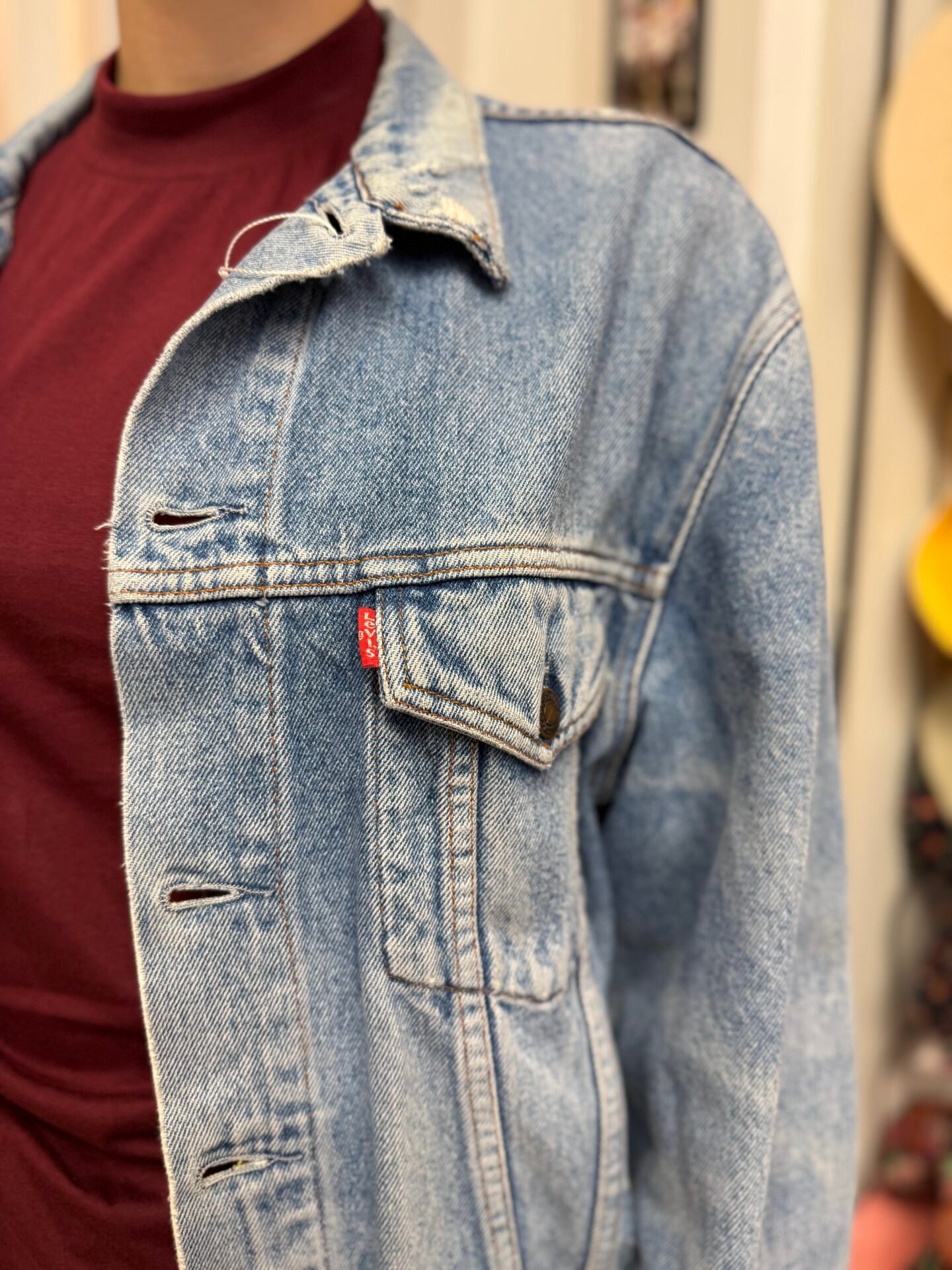 IMG_8167 Giubbino jeans Levi’s tg.L