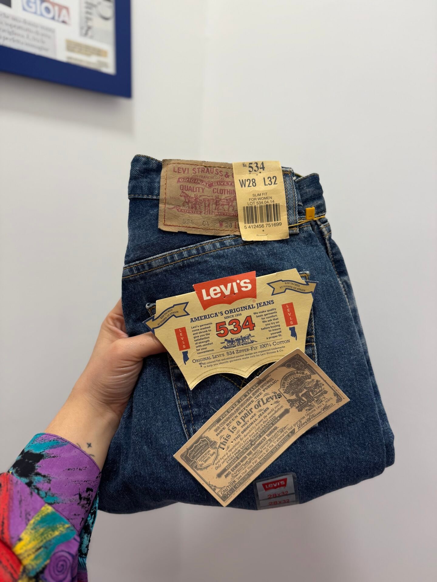 IMG_8350 Levis 534 lavaggio chiaro e scuro