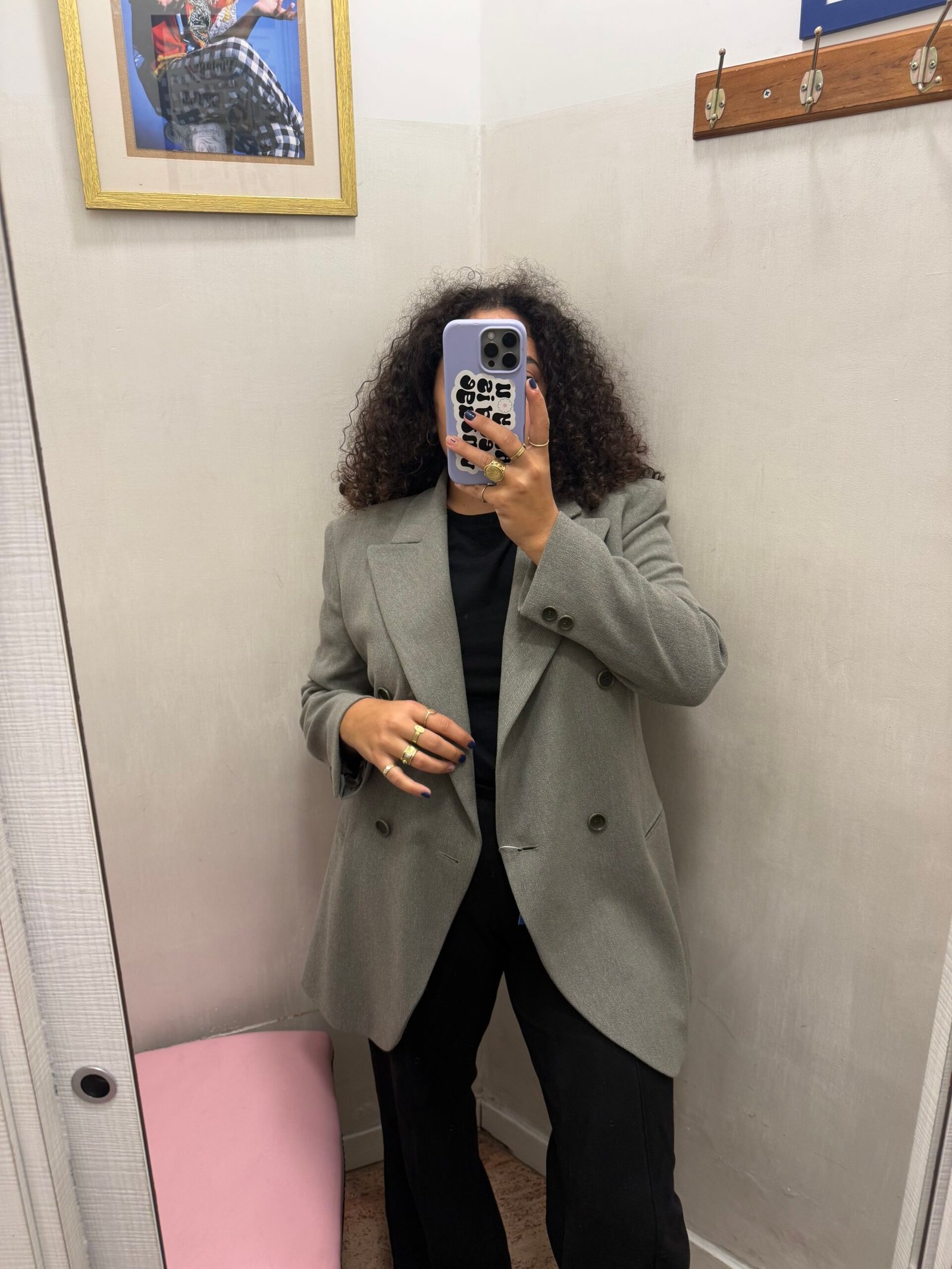 Blazer grigio doppiopetto S/M