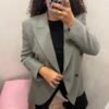 Blazer grigio doppiopetto S/M