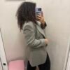 Blazer grigio doppiopetto S/M