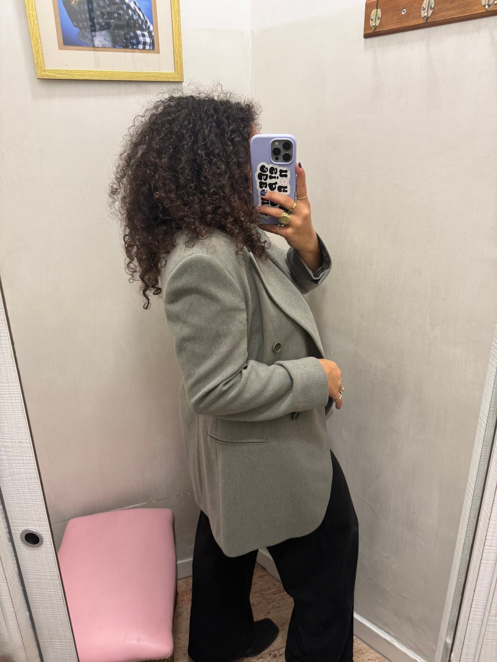 Blazer grigio doppiopetto S/M