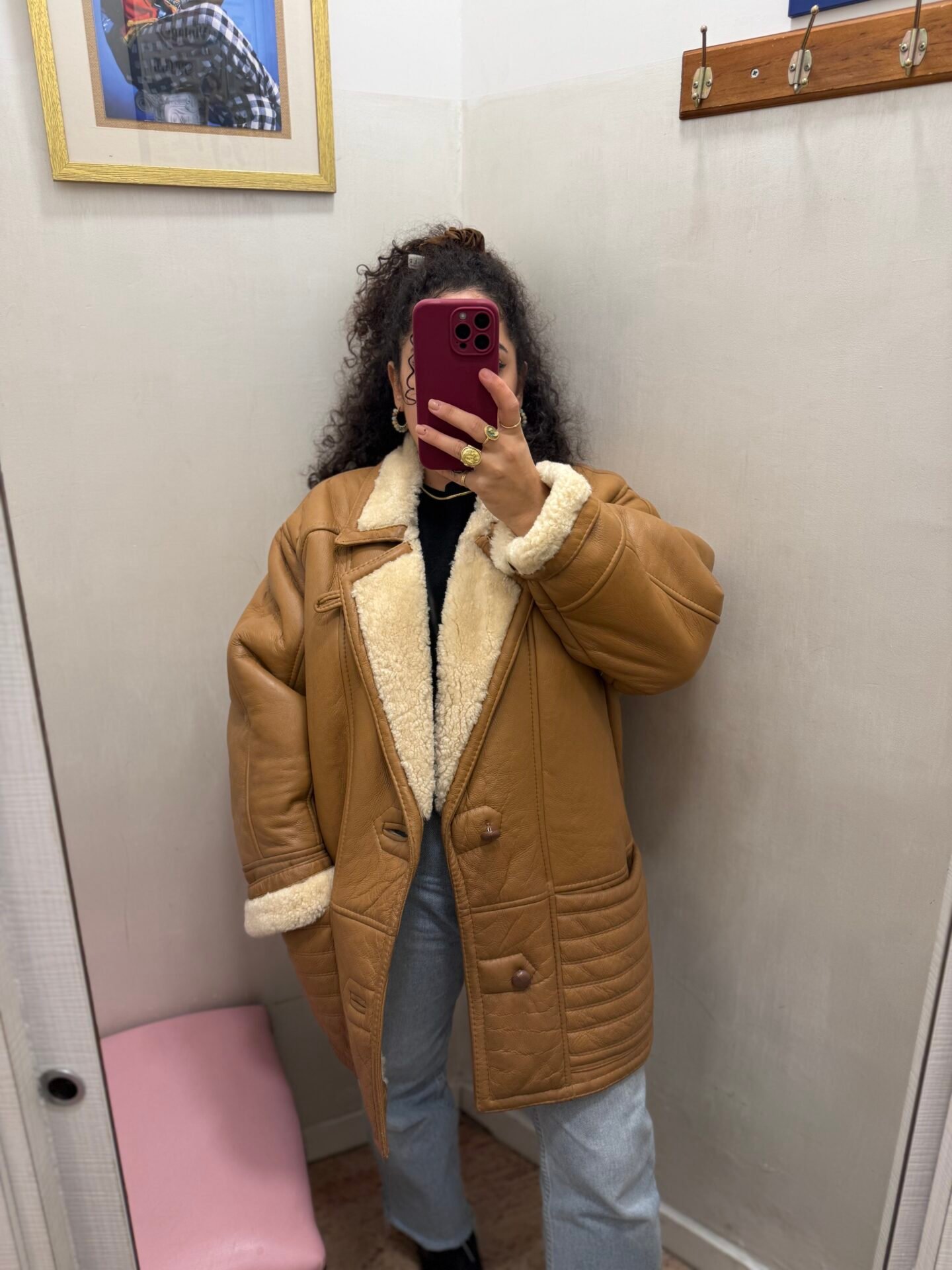 Montone shearling anni 80